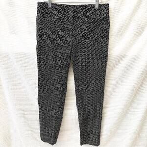 LOFT Marisa Pants Black and White Pants sz 2